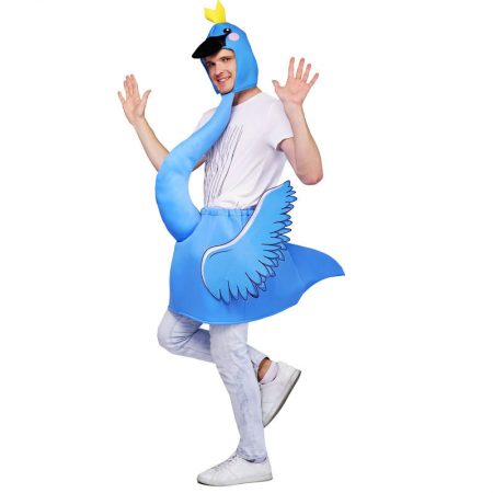Blue Swan Costume For Unisex