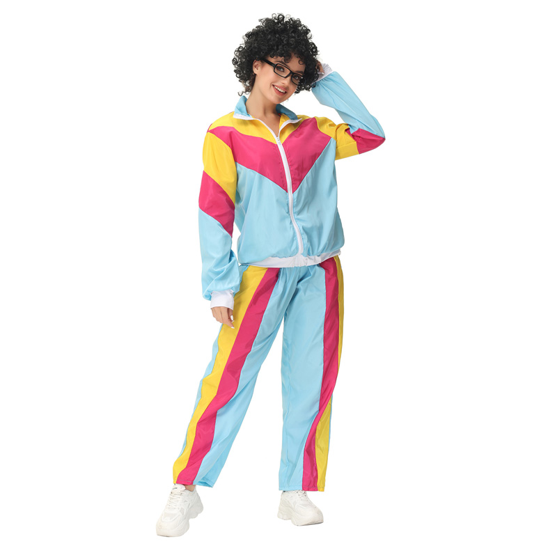 80’s Track Suit Costume Set for Women - MYanimec