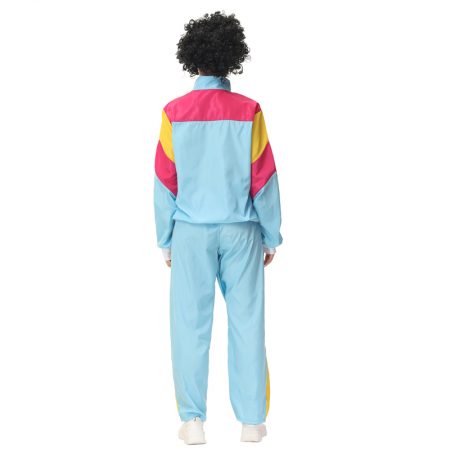 adult 80’s track suit women costume set
