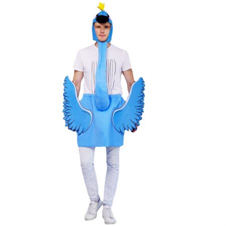 blue swan costume for unisex