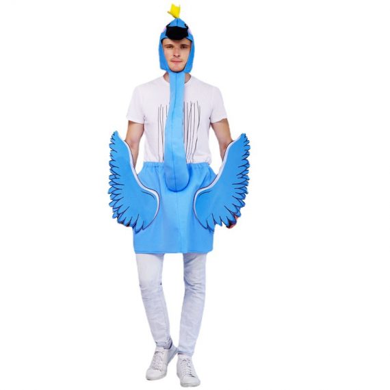 Blue Swan Costume For Unisex