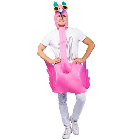 funny flamingo costume for unisex