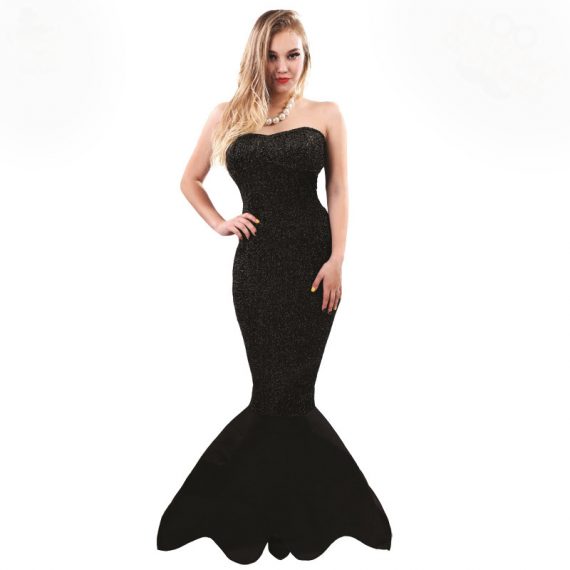 Secret Black Mermaid Costume