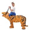 Riding Tiger Inflatable Costume