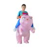 Funny Riding Cat Inflatable Costume For Kids