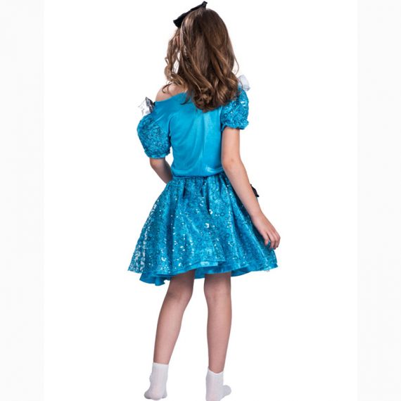 Blue Maid Halloween Costume for Kids