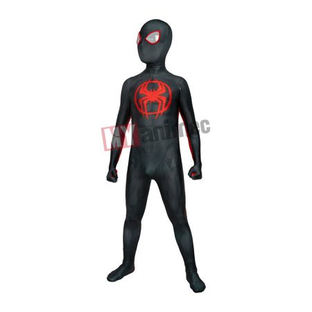 kids spider man across the spider verse miles morales costume