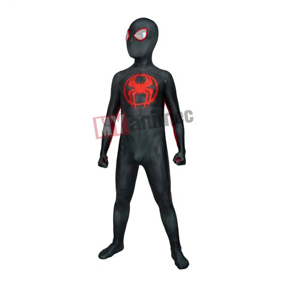 Kids Spider Man Across the Spider Verse Miles Morales Costume