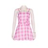Sweet Barbie Girls Pink Plaid Costume