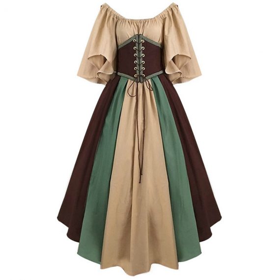 Halloween Retro Dress Medieval Costume