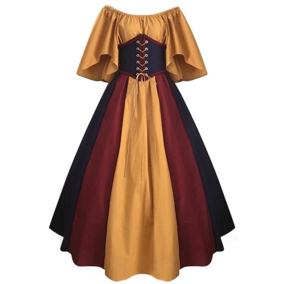 Halloween Retro Dress Medieval Costume