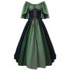Halloween Retro Dress Medieval Costume
