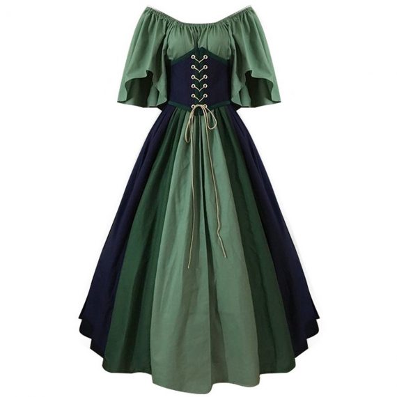 Halloween Retro Dress Medieval Costume