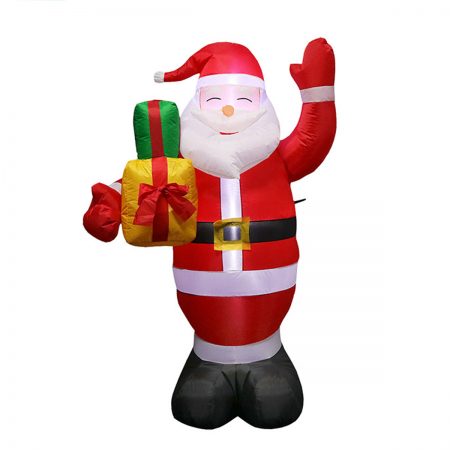 Inflatable Santa Claus With Gifts Decorations