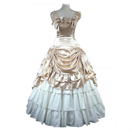 Gothic Sleeveless One-Piece Victorian Costume