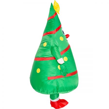 inflatable santa claus with gifts decorations