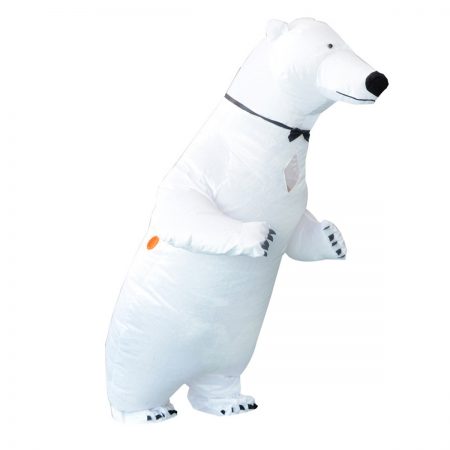 white north bear christmas inflatable costume