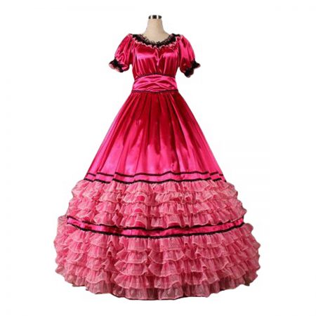 Victorian Women’s Clothing Ball Gown Dress Retro Halloween Costume