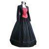 Women's Royal Vintage Long Sleeves Victorian Era Clothing Long Party Halloween Dress