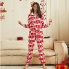 Women’s Christmas One Piece Pajamas Jumpsuit with Hood