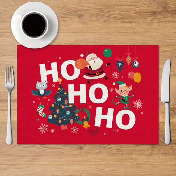 Christmas Warm Atmosphere Decorative Placemats