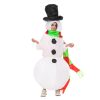 Kids Snowman Christmas Inflatable Costume