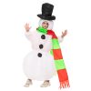 Kids Snowman Christmas Inflatable Costume