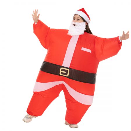 Santa Claus Christmas Inflatable Costume for Kids