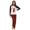 Christmas Long Sleeve Women Pajamas Jumpsuit