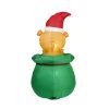 Happy Dog Inflatable Christmas Decorations Blow Up