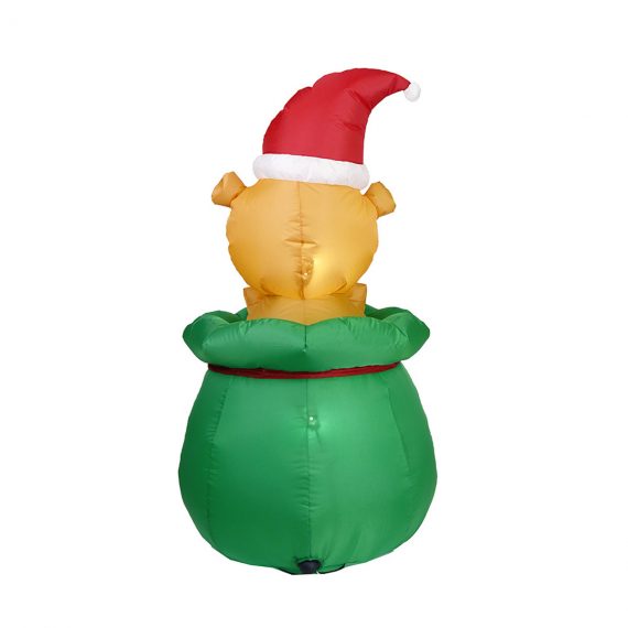 Happy Dog Inflatable Christmas Decorations Blow Up
