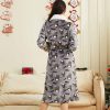Women’s Christmas Long Sleeve Robe Pajamas