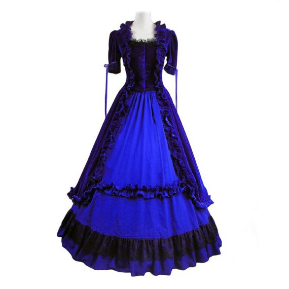 Victorian Vintage Clothing Long Baroque Costume