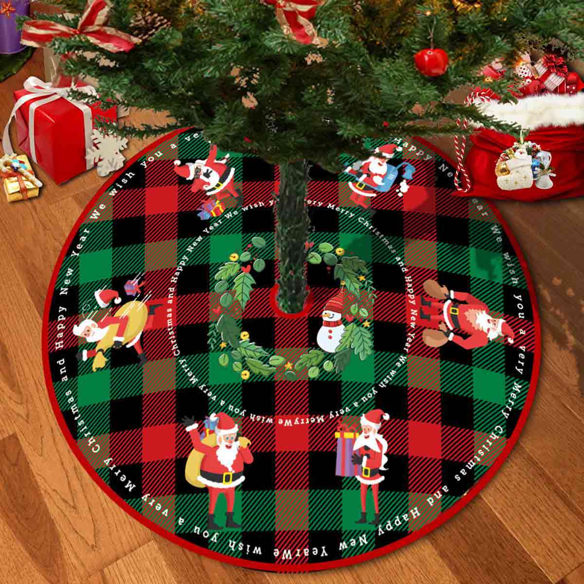 Santa Claus Christmas Tree Skirt - MYanimec