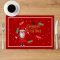 Christmas Decorative Red Printed Placemats