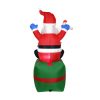 Happy Santa Claus With Gifts Inflatable Christmas Decorations