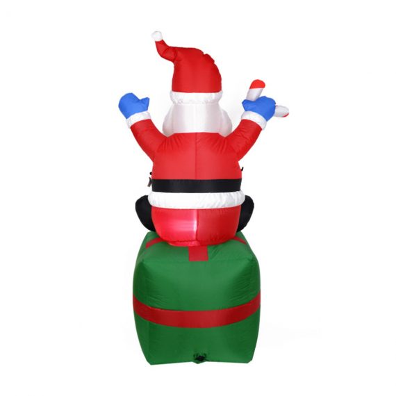 Happy Santa Claus With Gifts Inflatable Christmas Decorations
