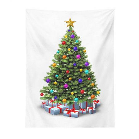 Christmas Bedside Print Tapestry