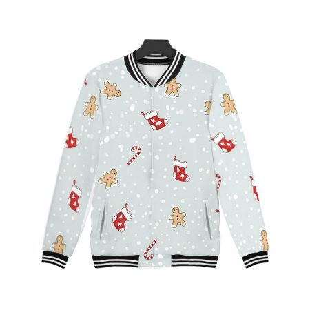 Adult Christmas Jacket Unisex Baseball Uniform