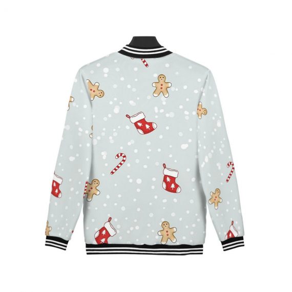 Adult Christmas Jacket Unisex Baseball Uniform