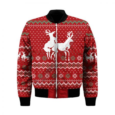 Christmas Elk Jacket For Mens