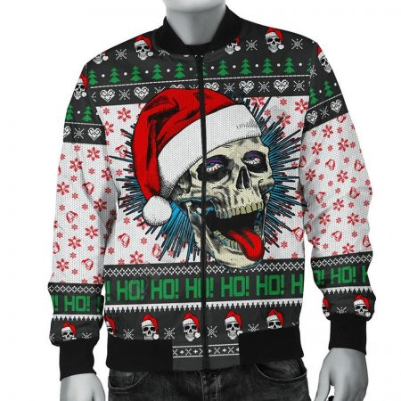 Christmas Jacket Skull Costume For Mens