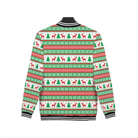 unisex christmas elk jacket baseball uniform (copy)