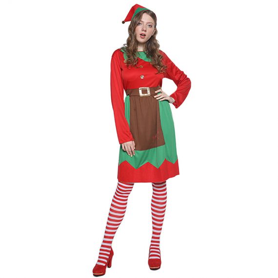 Elf Costume Womens Christmas Outfit