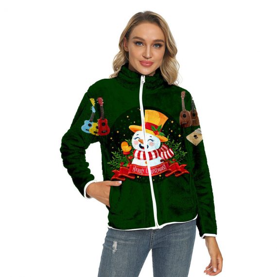 Female Adult Christmas Snowman Jacket
