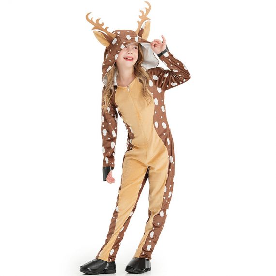 Kids Christmas Sika Deer Costume