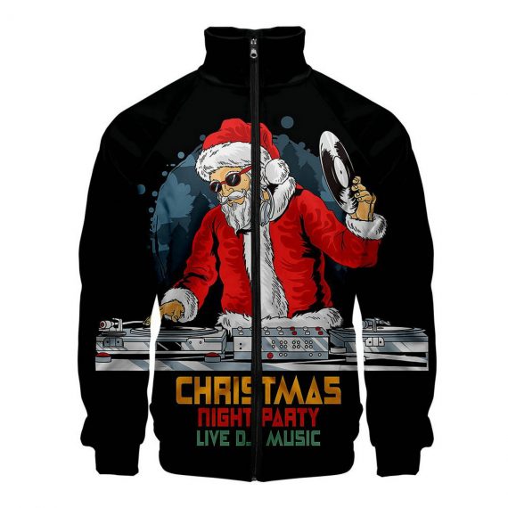 Mens Christmas Jacket Santa Claus Coat