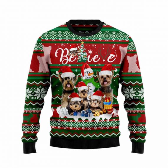 Mens Dogs Christmas Ugly Sweaters