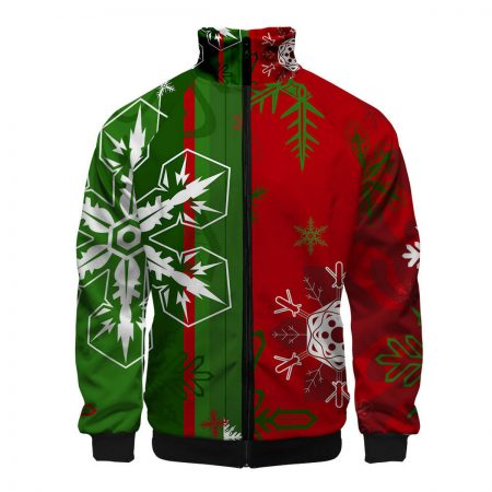 Mens Red And Green Christmas Jacket