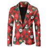 New 3D Printed Christmas Mens Blazer Jacket